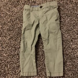 2t boys green pants